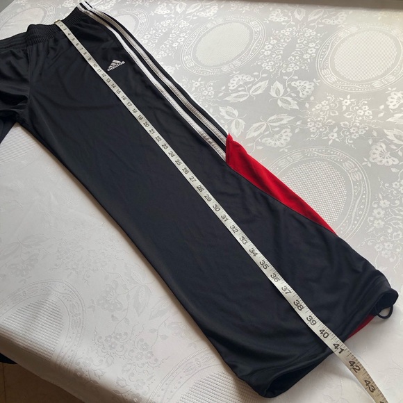 Adidas Men’s Size S Track/Sweatpants 3 Stripes Drawstring Bottoms Elastic Waist - Picture 12 of 16